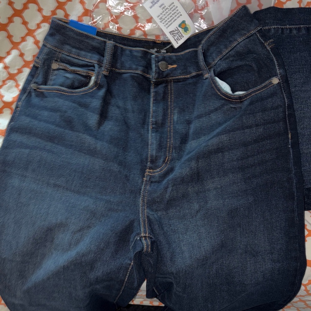 Women's‎ We’ll Worn Indigo wide leg 10/30 Jeans - Classic Dark Blue Fit D2
